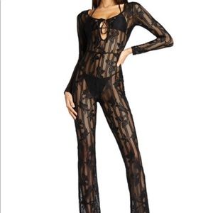 I Am Gia Lace Jumpsuit